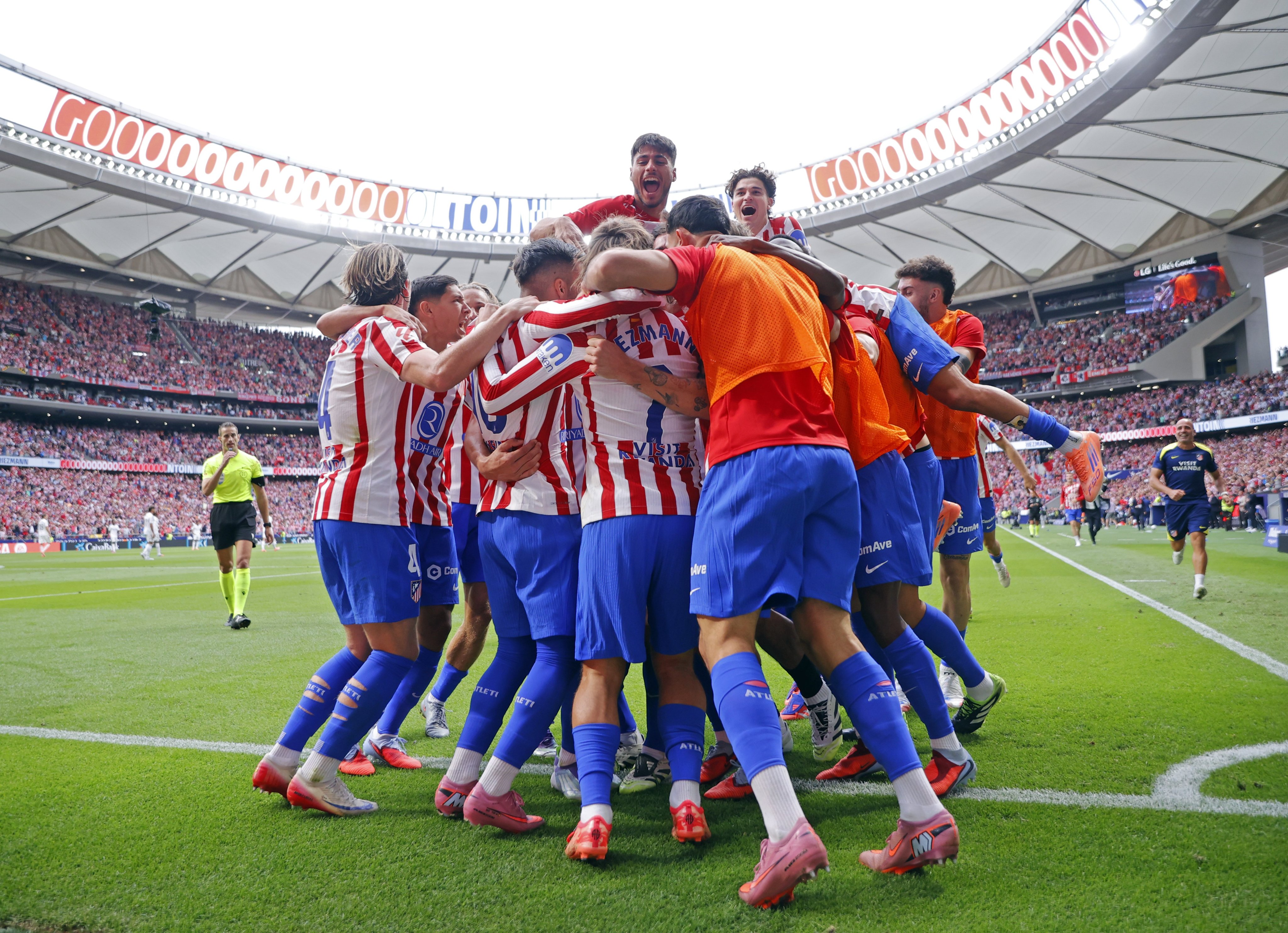 Atletico aplasto al Real Madrid en el Derby Madrileño