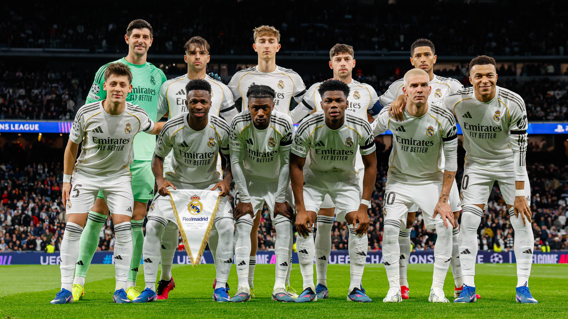 Los Merengues goleó al Mónaco en la Champions League