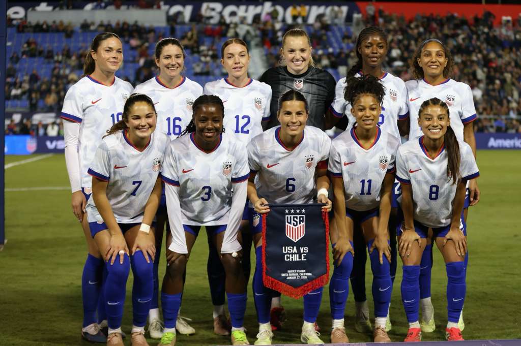 Estados Unidos goleo a Chile en Santa Barbara