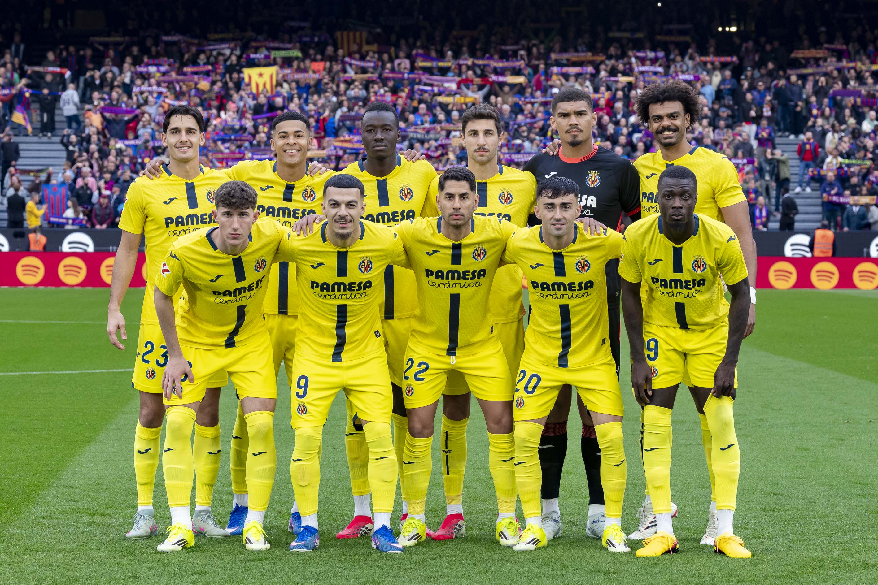 Villarreal salió goleado del Spotify Camp Nou