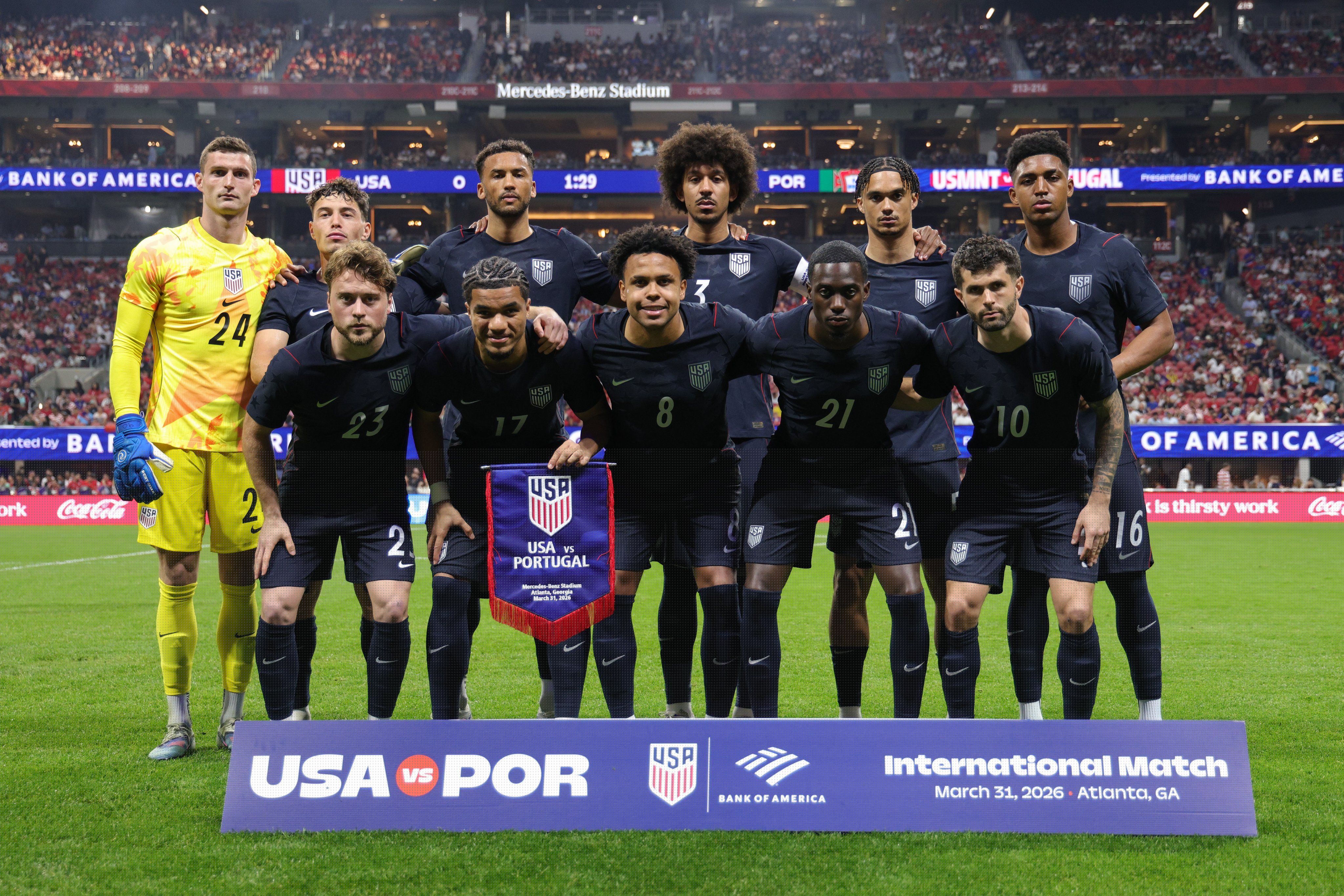 Estados Unidos cae ante Portugal en Atlanta