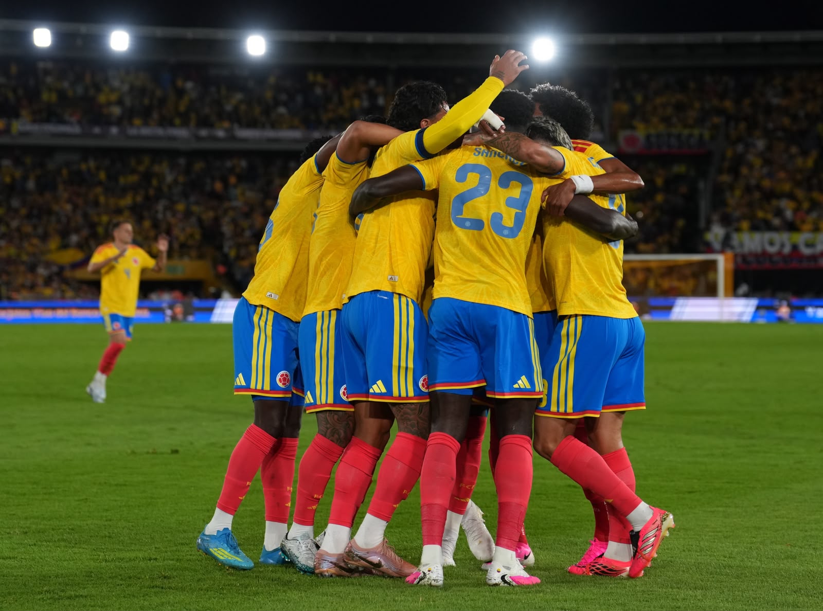 Colombia gana y se despide de su afición