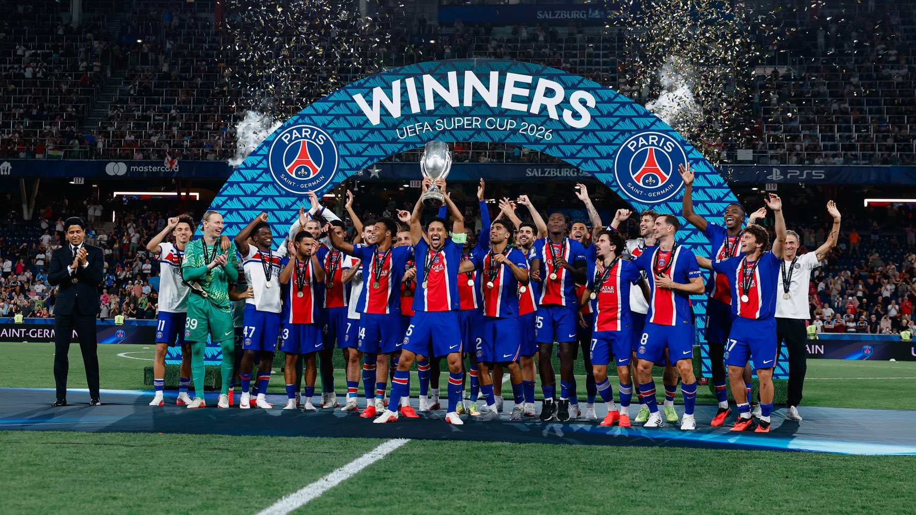PSG se corona campeón de la Supercopa de Europa